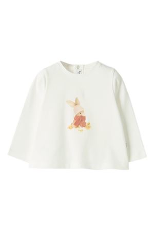 white cotton tshirt IL GUFO KIDS | A25GTA0010MF002100